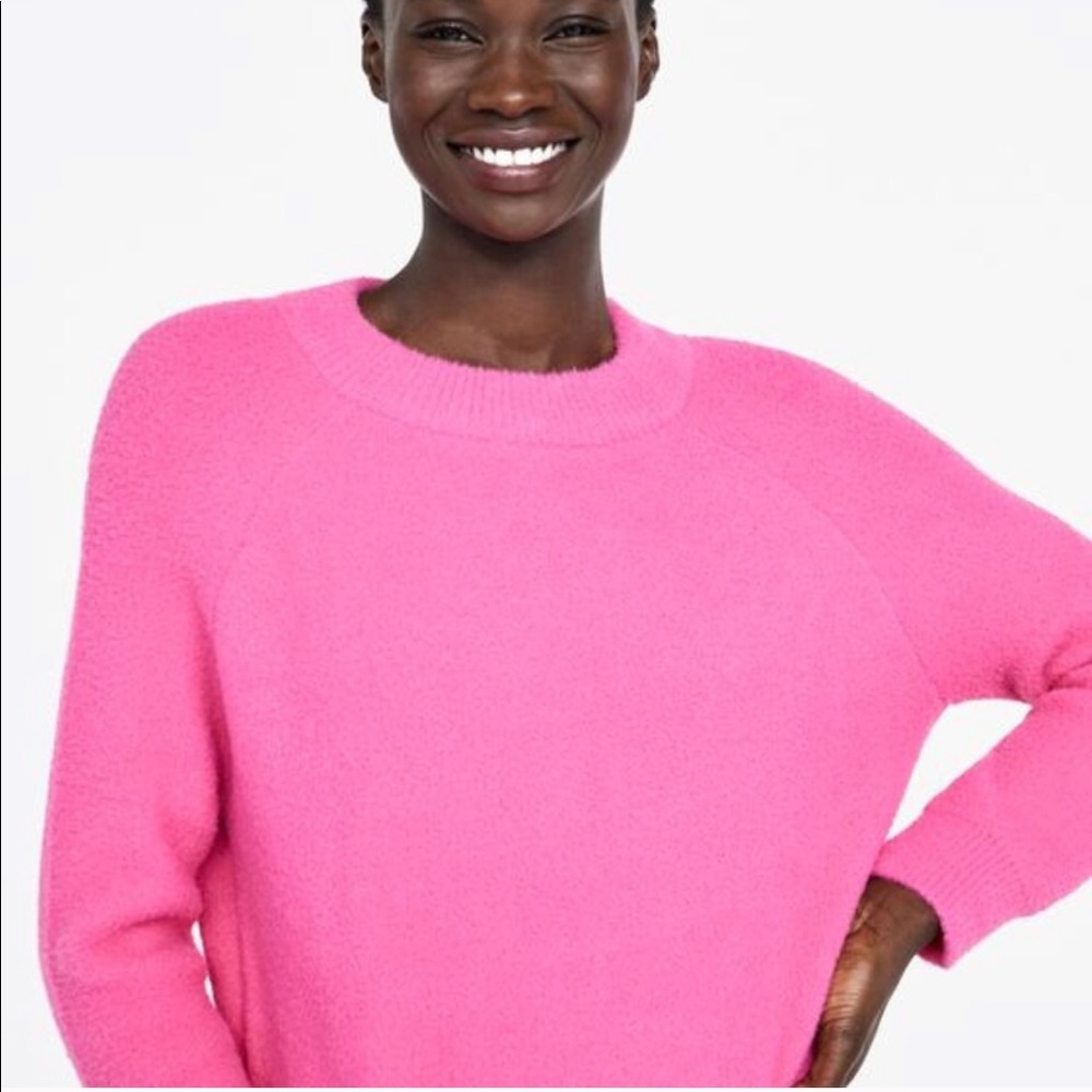 Zara womens pink sweater